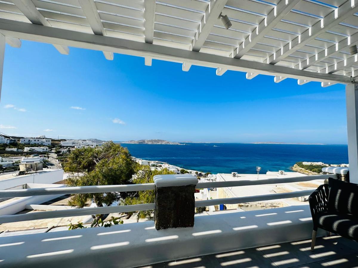 Seaview & Jacuzzi Summer Residence Mykonos Town Eksteriør billede