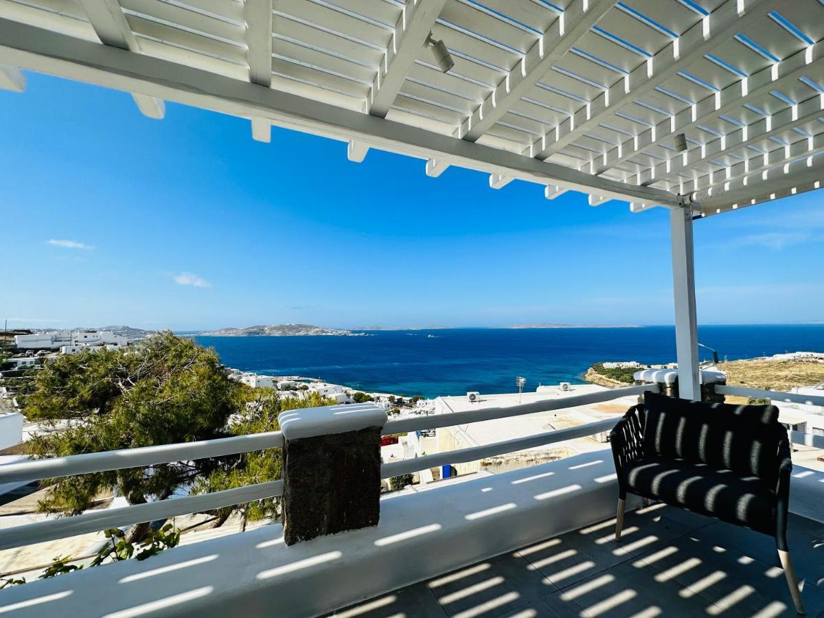 Seaview & Jacuzzi Summer Residence Mykonos Town Eksteriør billede